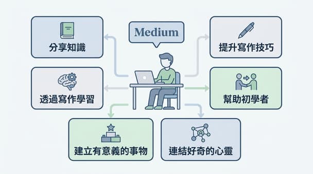 內容創作者首次選擇 Medium 發表經驗分享：新手考量與平台吸引力解析