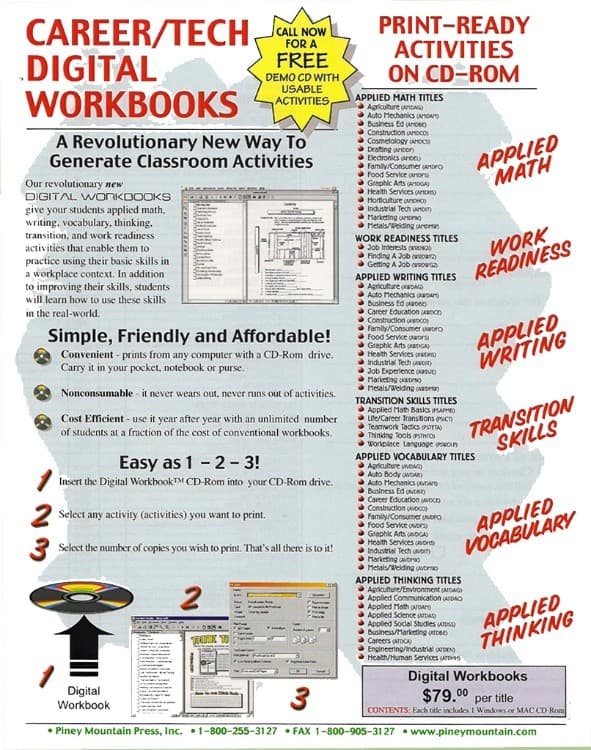 職業與科技數位活頁簿(原文:Career/Tech Digital Workbook)
