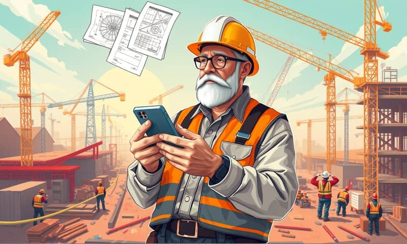 construction-management-reporting-via-phone-photo