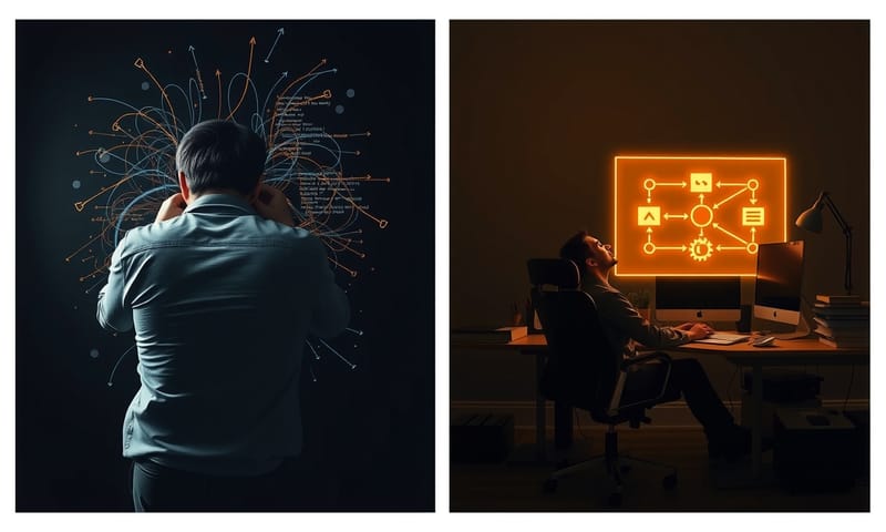 心態轉變：從被繁瑣任務困擾，到掌控全域的從容