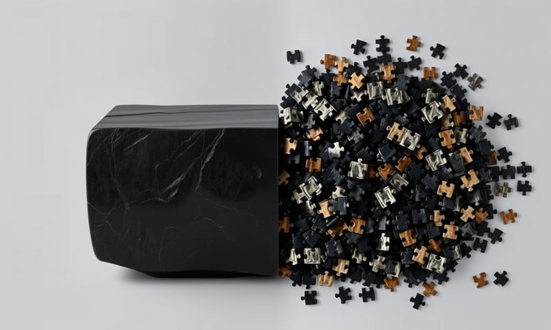 單體式架構與微服務架構的視覺對比