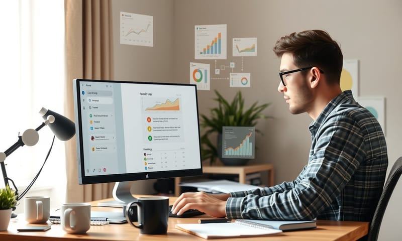 使用者透過簡單的對話框，與 AI Agent 互動完成複雜工作