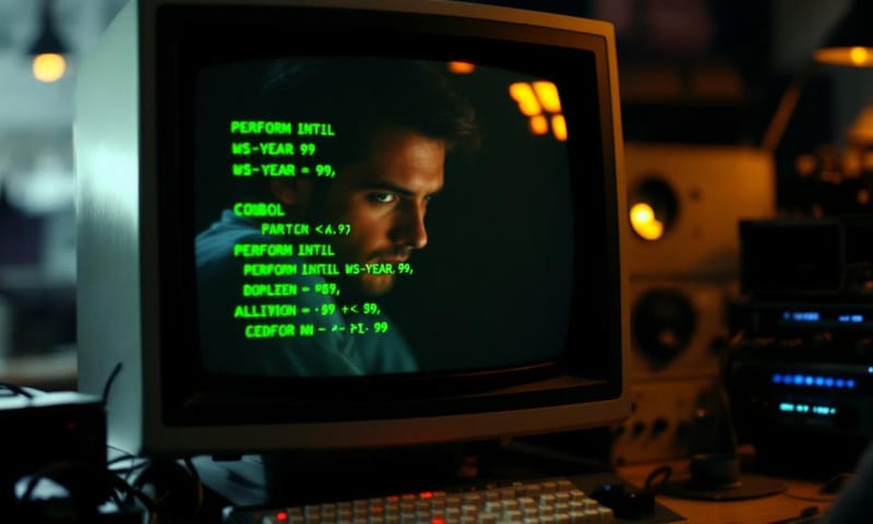 早期電腦系統的程式碼，每一行都充滿了歷史的痕跡。
