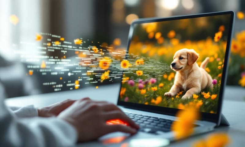 AI 生成影片的流程示意