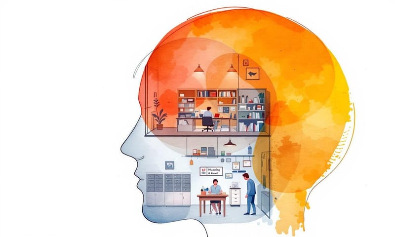 不同工作模式，需要進入不同「心智空間」