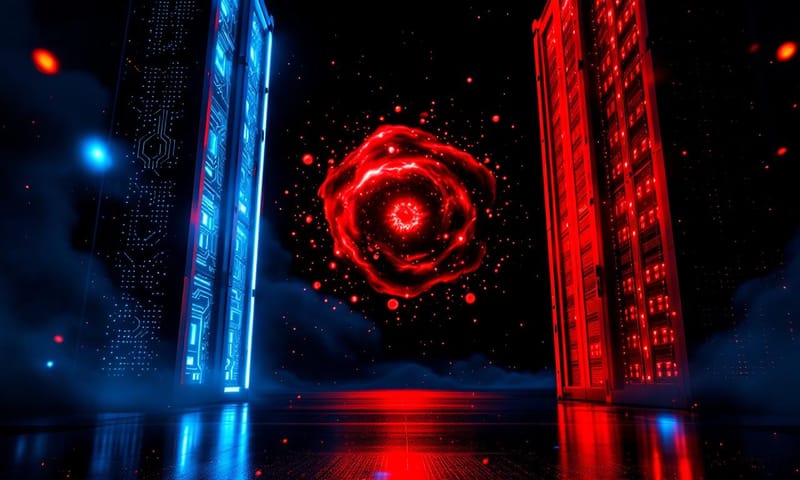 AI 基礎設施的巨大分裂，中心是一個正在形成的去中心化星雲。