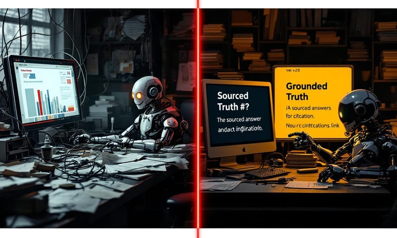 AI 胡言亂語與真實答案的對照