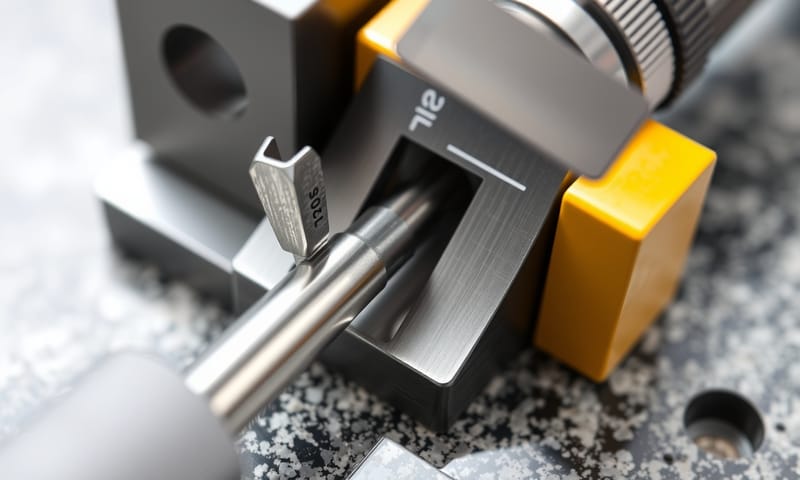 使用分厘卡在 V 型塊上檢測銷徑