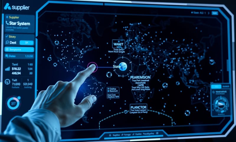 利用數位工具進行初步篩選,就像在龐大的星系中定位目標。