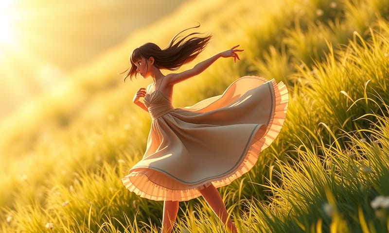 測試 AI 能否在動態中維持特定藝術風格（吉卜力）