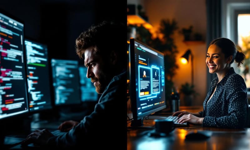 以前自己摸索架站跟現在用 AI 架站的差別，真的，一個是地獄一個是天堂啊。