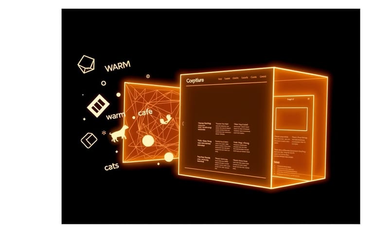 AI 架站就像你把一堆模糊的想法和關鍵字丟進一個魔法盒子，然後它幫你組合出一個看得見、摸得著的網站空間。