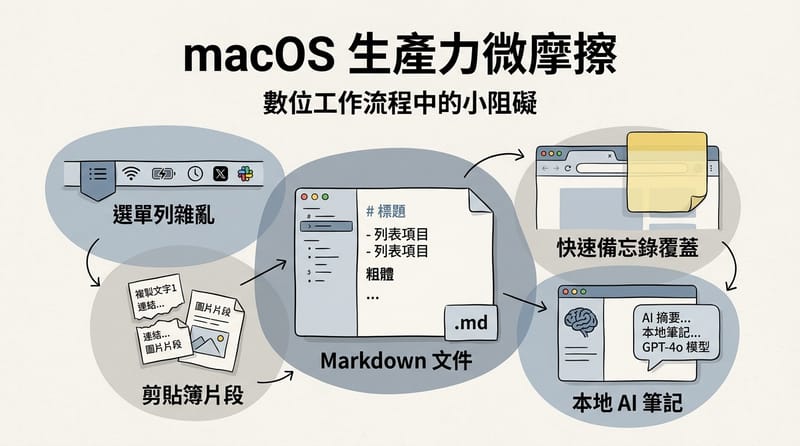補充：用「小摩擦」視角看工具堆疊，而不是追求全能