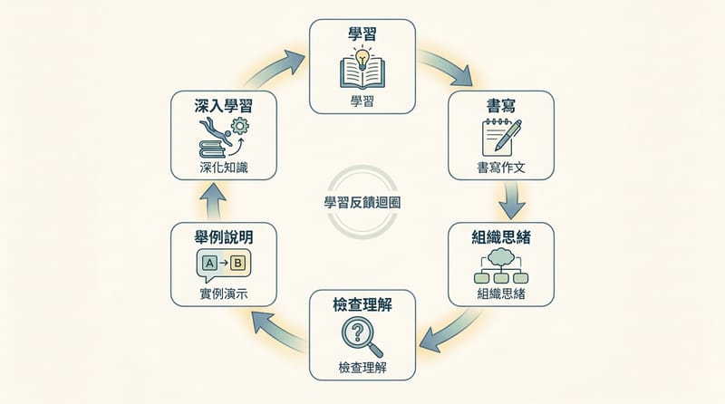 核心機制詳解：用寫作把「學習」變成可檢查的理解